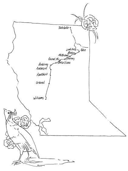Map of California